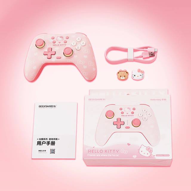 Красивое, бренд GeekShare выкатил предзаказ на игровой контроллер Hello Kitty. Релиз состоится 25 марта. В комплекте идут милые колпачки на джойстики, зарядка, стилизованная коробка | Сетка — социальная сеть от hh.ru