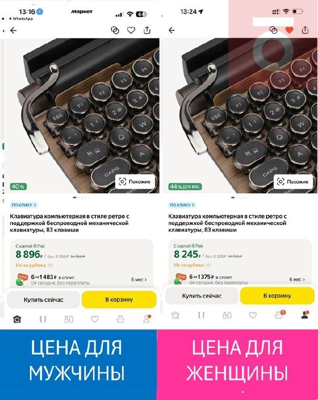 Дискриминируют ли мужчин на маркетплейсах?
Раз уж у нас неделя между гендерным праздниками есть повод покопаться в теме | Сетка — социальная сеть от hh.ru
