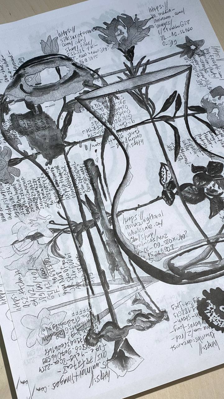 💐Совместная выставка LIMÉ и художника Дмитрия Кавки «Цветы | Сетка — социальная сеть от hh.ru