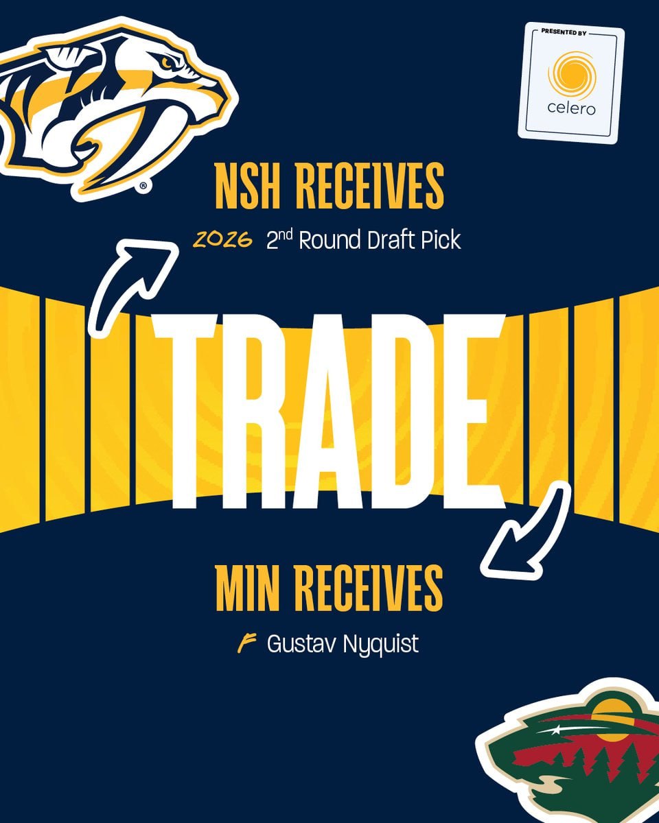 🌲 Welcome back, Gustav Nyquist!
Густав Нюквист перешёл в «Миннесоту», а его прежняя команда сохранила 50 % кэпхита игрока. И в этом нет ничего удивительного | Сетка — социальная сеть от hh.ru