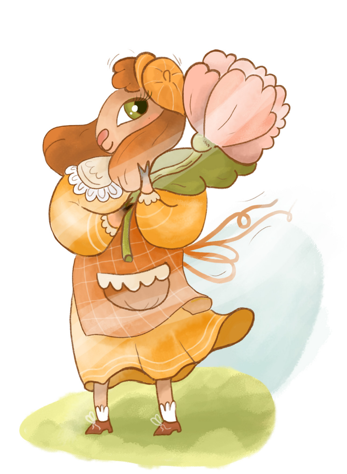 Нарисовала овечку в Photoshop ❤️
Также оживила ее в runway, но сетка не поддерживает формат видео 🥲 | Сетка — социальная сеть от hh.ru