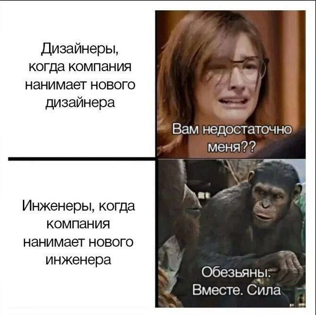 Дизайнеры vs. Разрабы | Сетка — социальная сеть от hh.ru