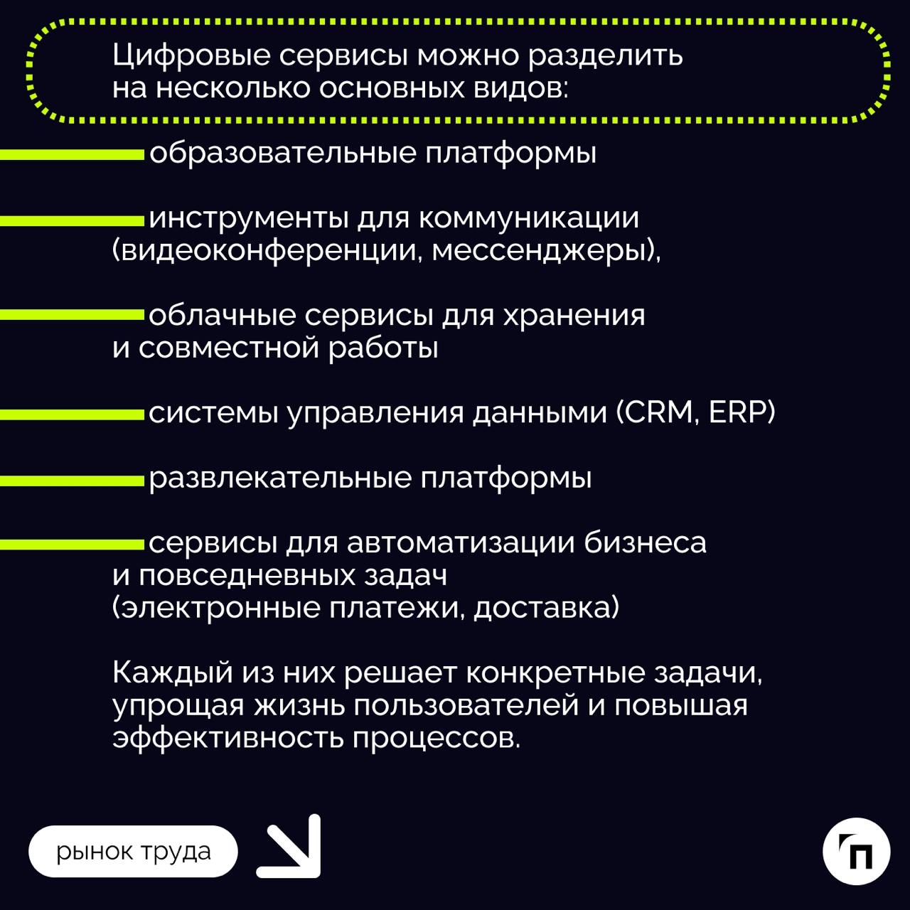 ❇️ Цифровые сервисы: как технологии меняют наш мир
Современный мир невозможно представить без цифровых сервисов | Сетка — социальная сеть от hh.ru