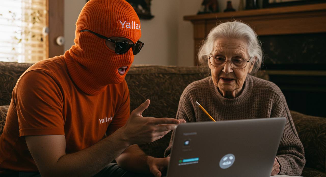 НА КОЛЕНИ ПЕРЕД БАБУШКОЙ: ТУПОЙ БОТ ПРОТИВ ОПЫТАЗахожу как-то к бабушке на выходных, а она сидит за ноутом, лицо — смесь недоумения с экзистенциальным кризисом | Сетка — социальная сеть от hh.ru