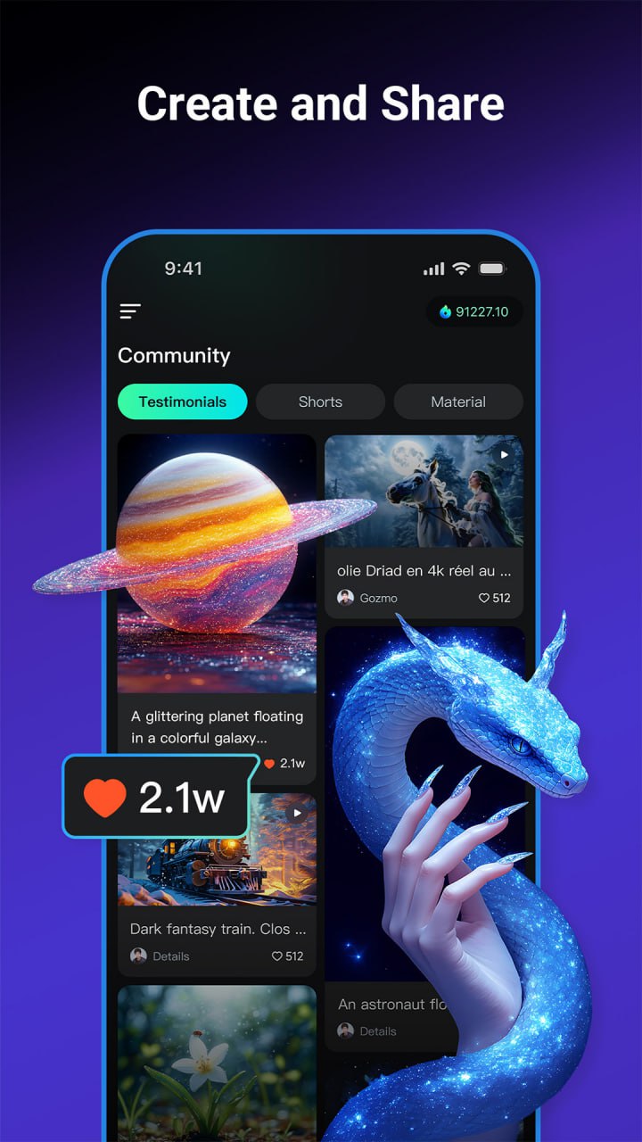 ⚡️ Ожидание окончено — приложение для Android наконец-то здесь! Всё, что вам нравится в KLING AI, находится всего в одном касании | Сетка — социальная сеть от hh.ru