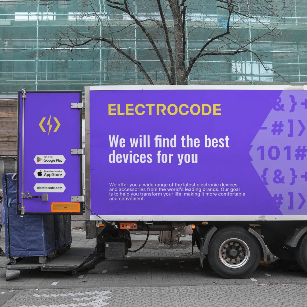 Айдентика для магазинов электроники Electrocode
Требовалось разработать логотип, фирменный стиль и различные носители
Логотип был разработан в двух вариантах: шрифтовом и коротком | Сетка — социальная сеть от hh.ru