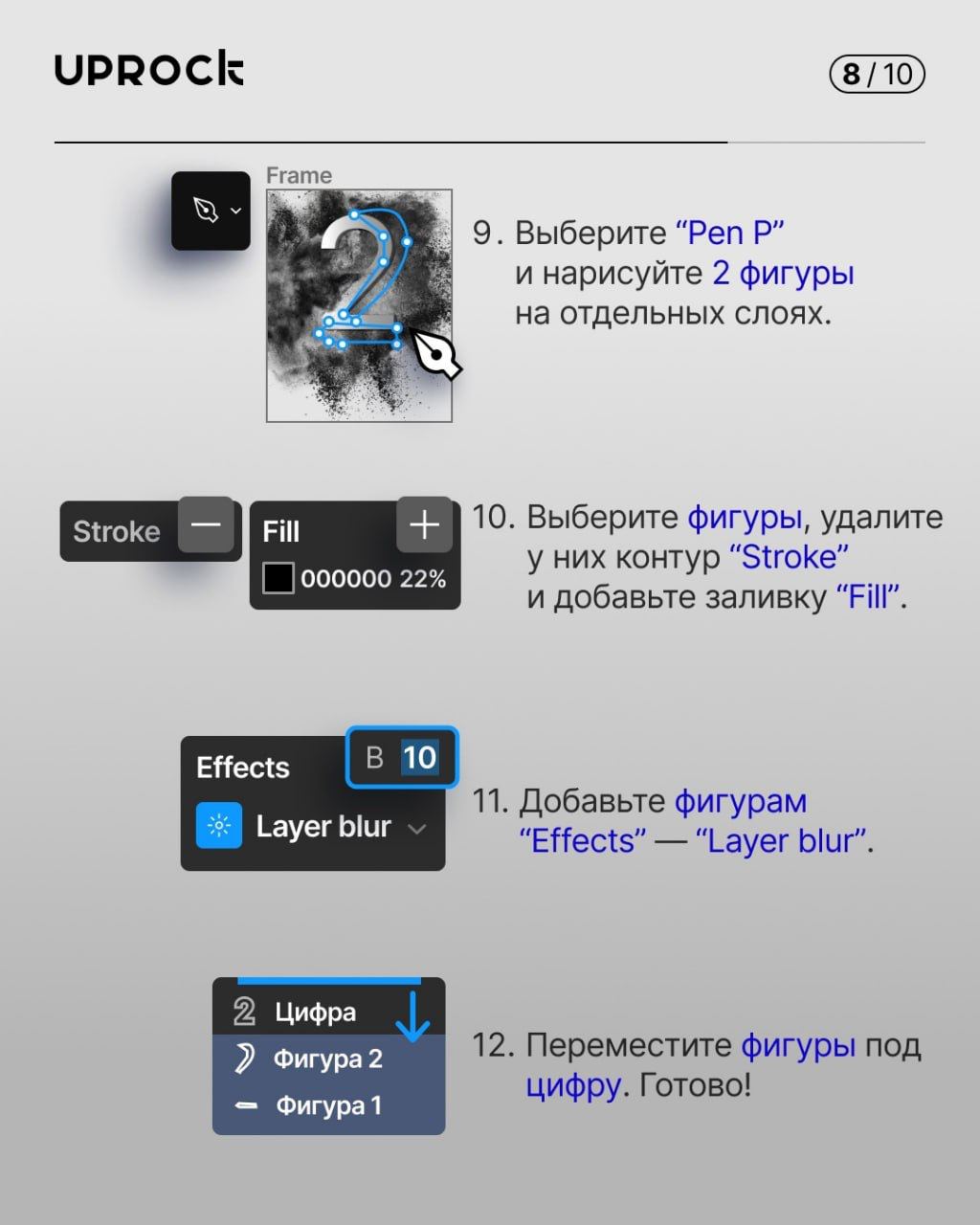 Цифра с дымом в Figma
#effect #font #tutorial | Сетка — социальная сеть от hh.ru