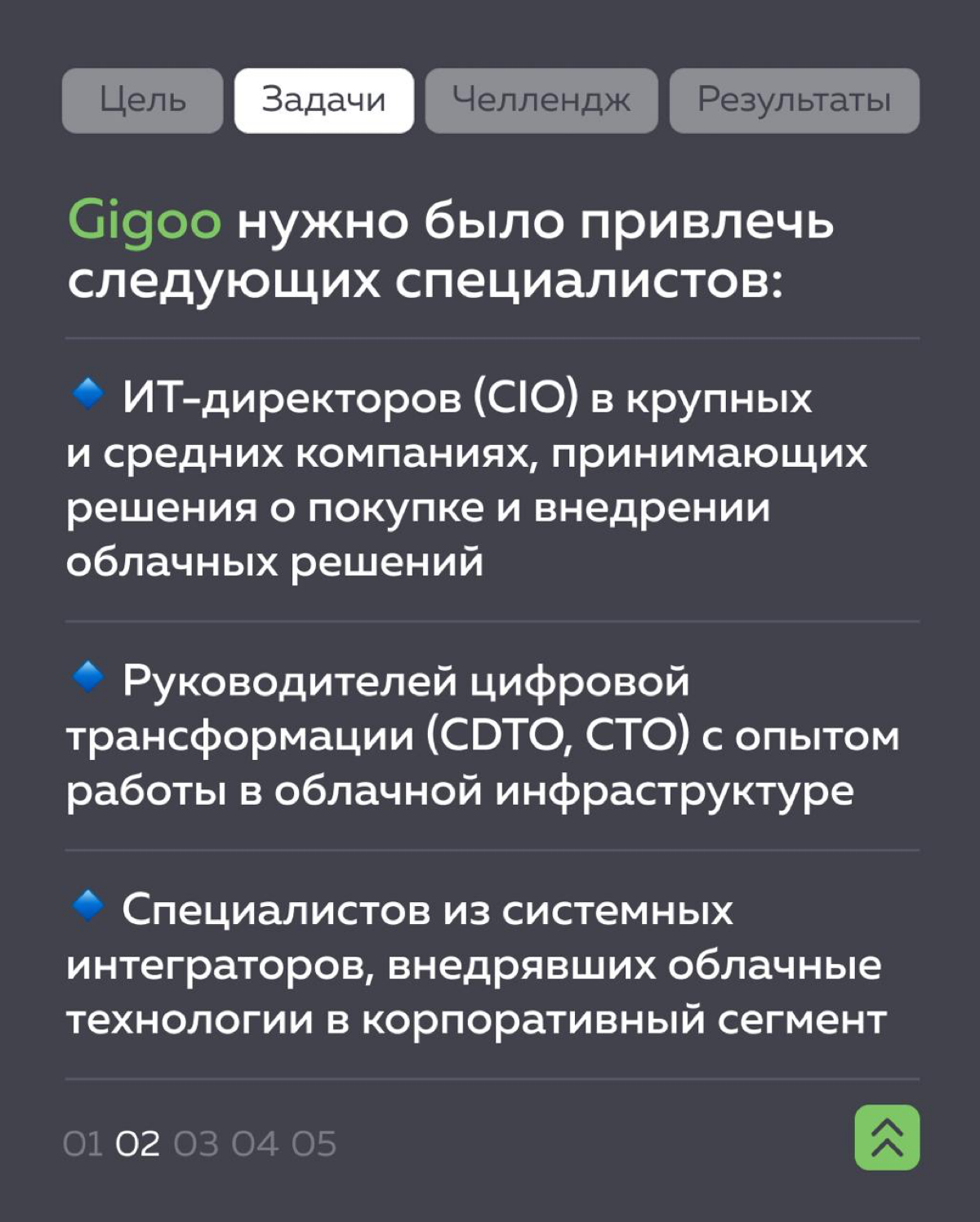 #Кейсы Gigoo: привлечение экспертов для исследования рынка облачных технологий
Сегодня хотим поделиться кейсом, как мы помогли консалтинговой компании найти топ-экспертов по IT-инфраструктуре для оцен... | Сетка — социальная сеть от hh.ru