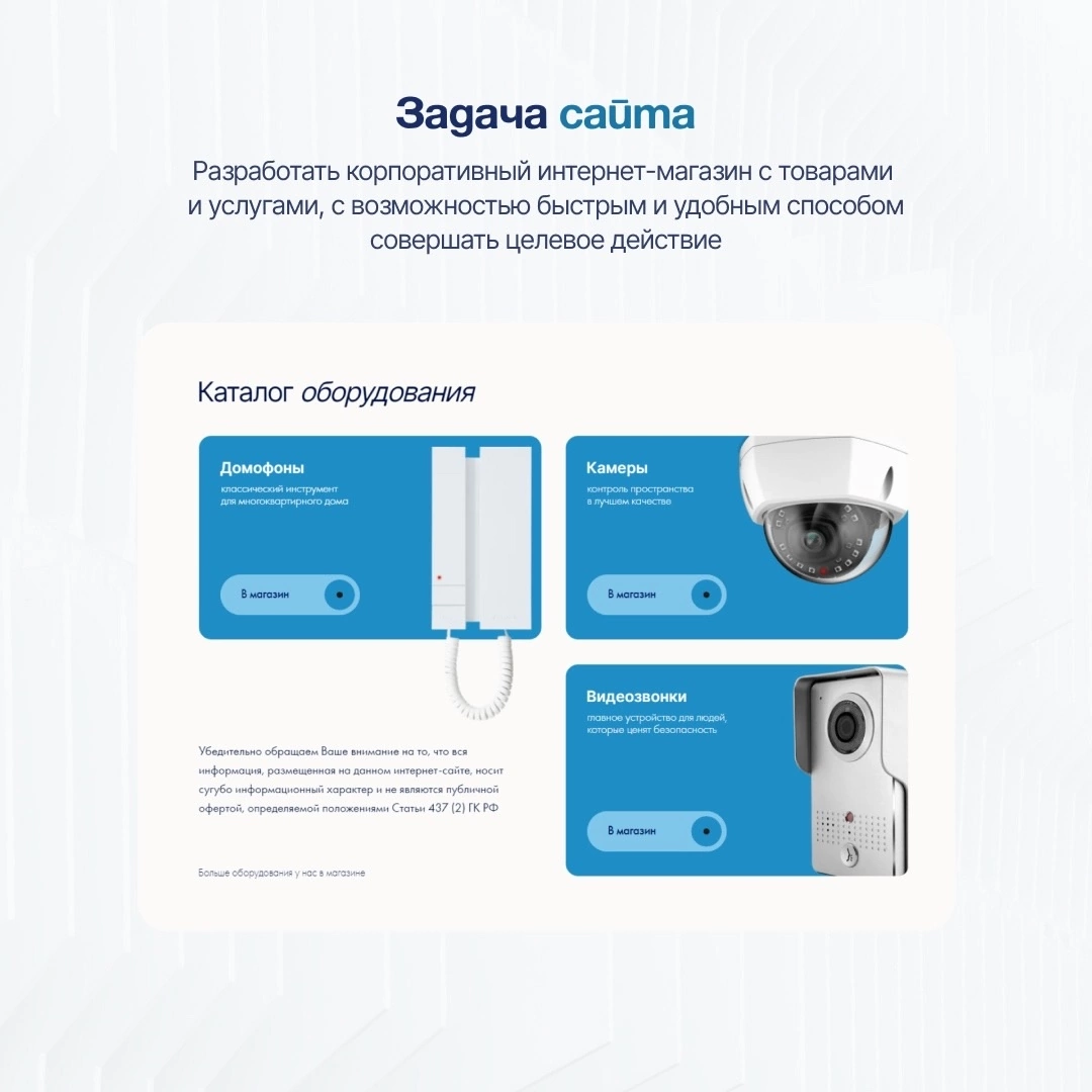 🔐Интернет-магазин по продаже систем безопасности и видеона | Сетка — социальная сеть от hh.ru