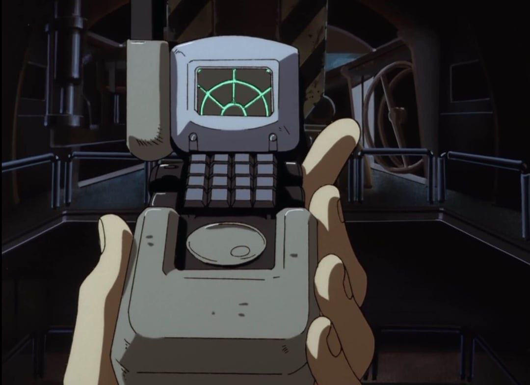 Ковбой Бибоп, прекрасный и восхитительный, не так изобилует примерами интерфейсов чисто графических, зато посмотрите какие классные физические интерфейсы у них есть!
Компы, экраны управления кораблями... | Сетка — социальная сеть от hh.ru