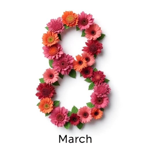 🌸 Восьмое марта: Цветы, Креатив и Нейросети!
Привет, друзья! 🌷 8 марта — тот самый день, когда хочется удивить, но времени на «вау-эффект» — ноль? Держите лайфхак: создайте цифру 8 из цветов за 5 мину... | Сетка — социальная сеть от hh.ru