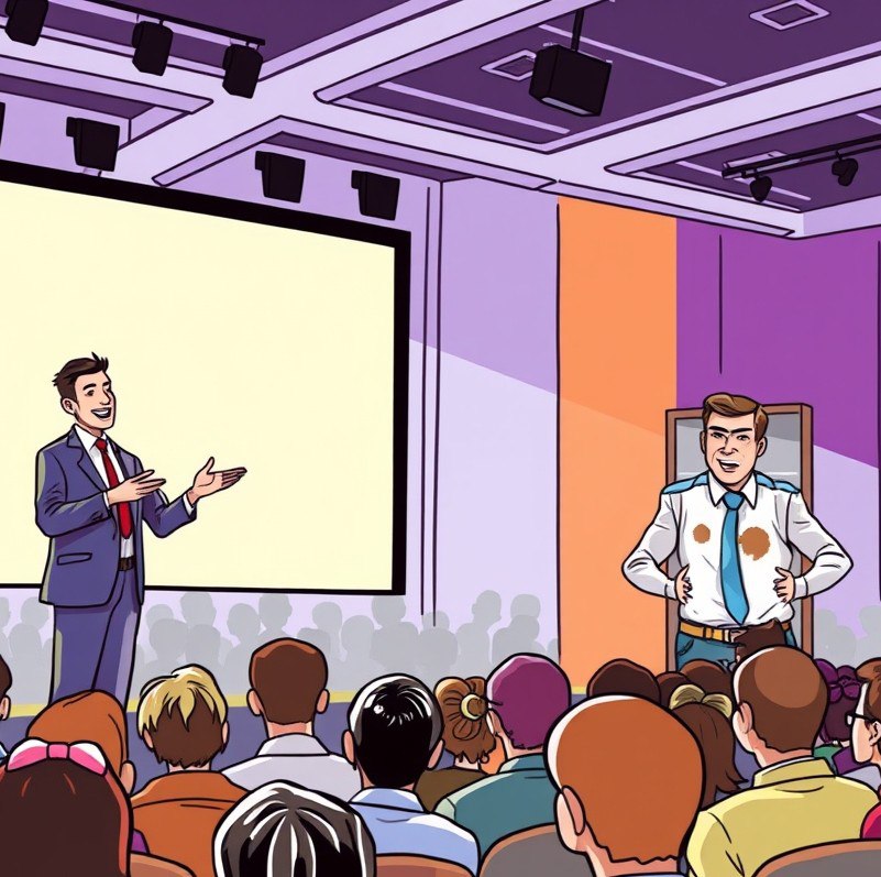 🔹 Шутка Понедельника от SalesCoachAI 🔹
Почему конференции по продажам – это как фото-фильтры в приложении?
Все выглядят успешными, а за кадром – разряженный смартфон и пятно от кофе!
#Шутки #Юмор #Про... | Сетка — социальная сеть от hh.ru
