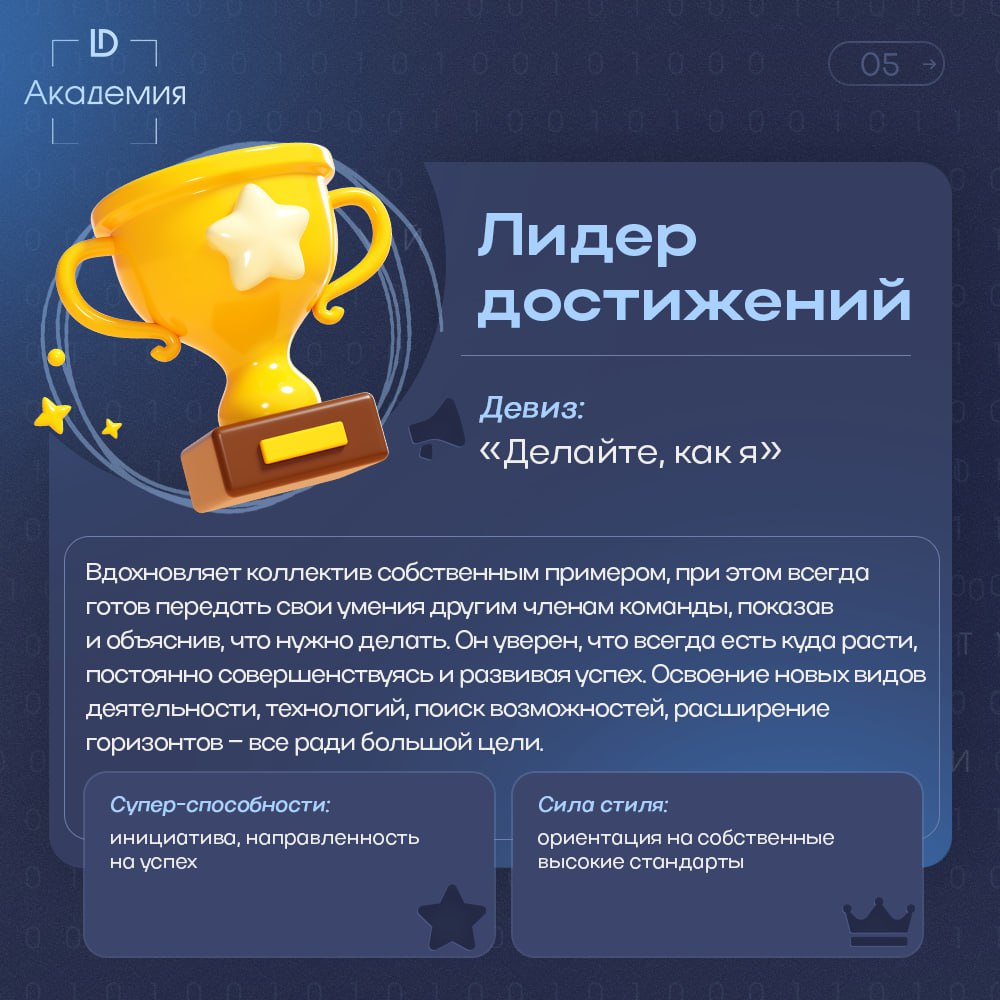 Даниэль Гоулман описал 6 стилей эмоционального лидерства. Попробуйте определить свой стиль вместе с карточками от Академии Декартус | Сетка — социальная сеть от hh.ru