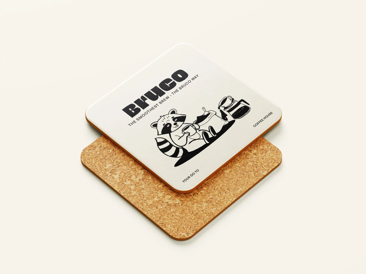Игривая айдентика Bruco Coffee House от Dhriti.
Логотип, выполненный в жирной, слегка состаренной типографике, создает сильное и уверенное впечатление | Сетка — социальная сеть от hh.ru