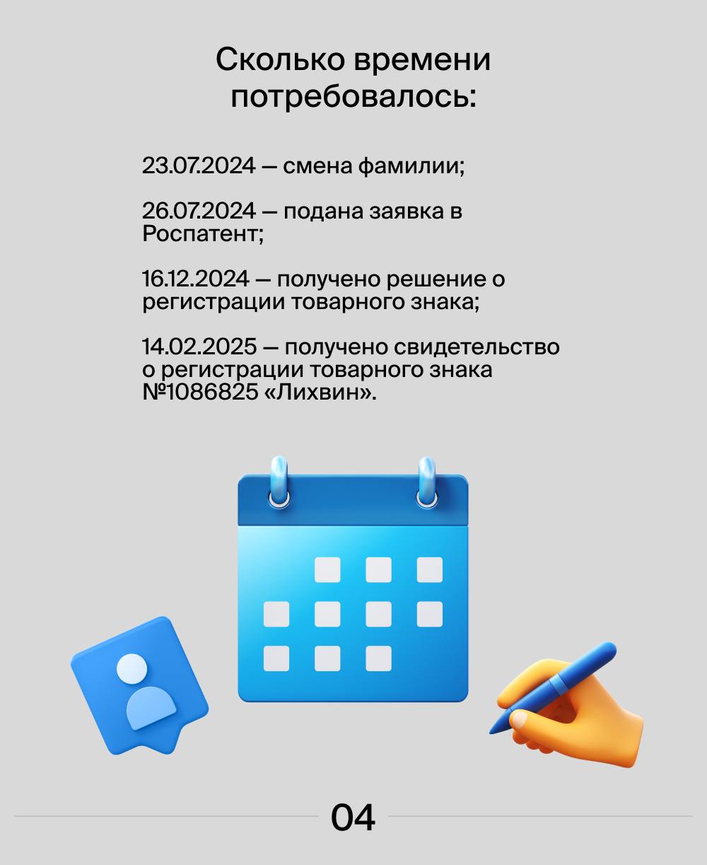На что идут предприниматели, чтобы зарегистрировать товарный знак? Рассказываем в карточках кейс нашего клиента, который сменил фамилию себе и семье, чтобы стать владельцем бренда.✔️
#кейс | Сетка — социальная сеть от hh.ru