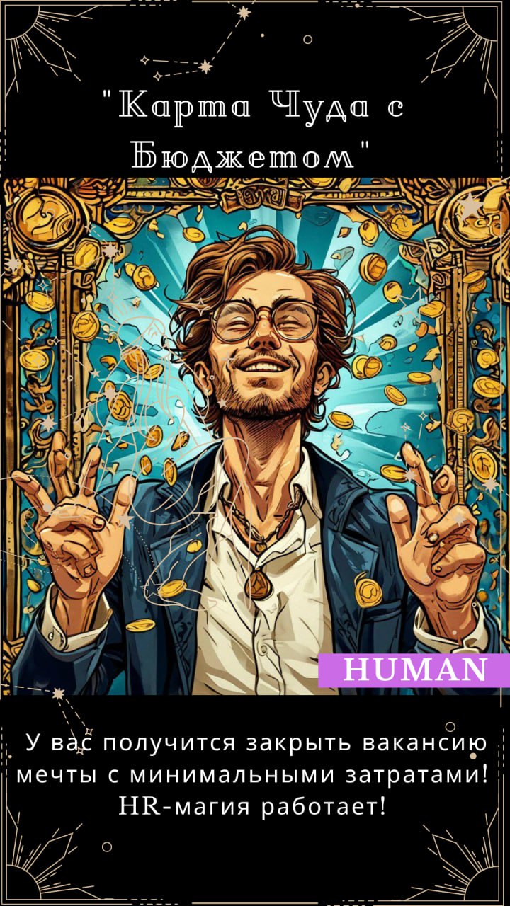 🔤🔤-таро: расклад на неделю! 🔮
Давайте поиграем?
🎩Рекрутинг — это уже почти магия, так почему бы не добавить немного шуточных предсказаний? 🧹
✨ Кликайте на карту и узнавайте, что ждёт вас в ближайшие д... | Сетка — социальная сеть от hh.ru
