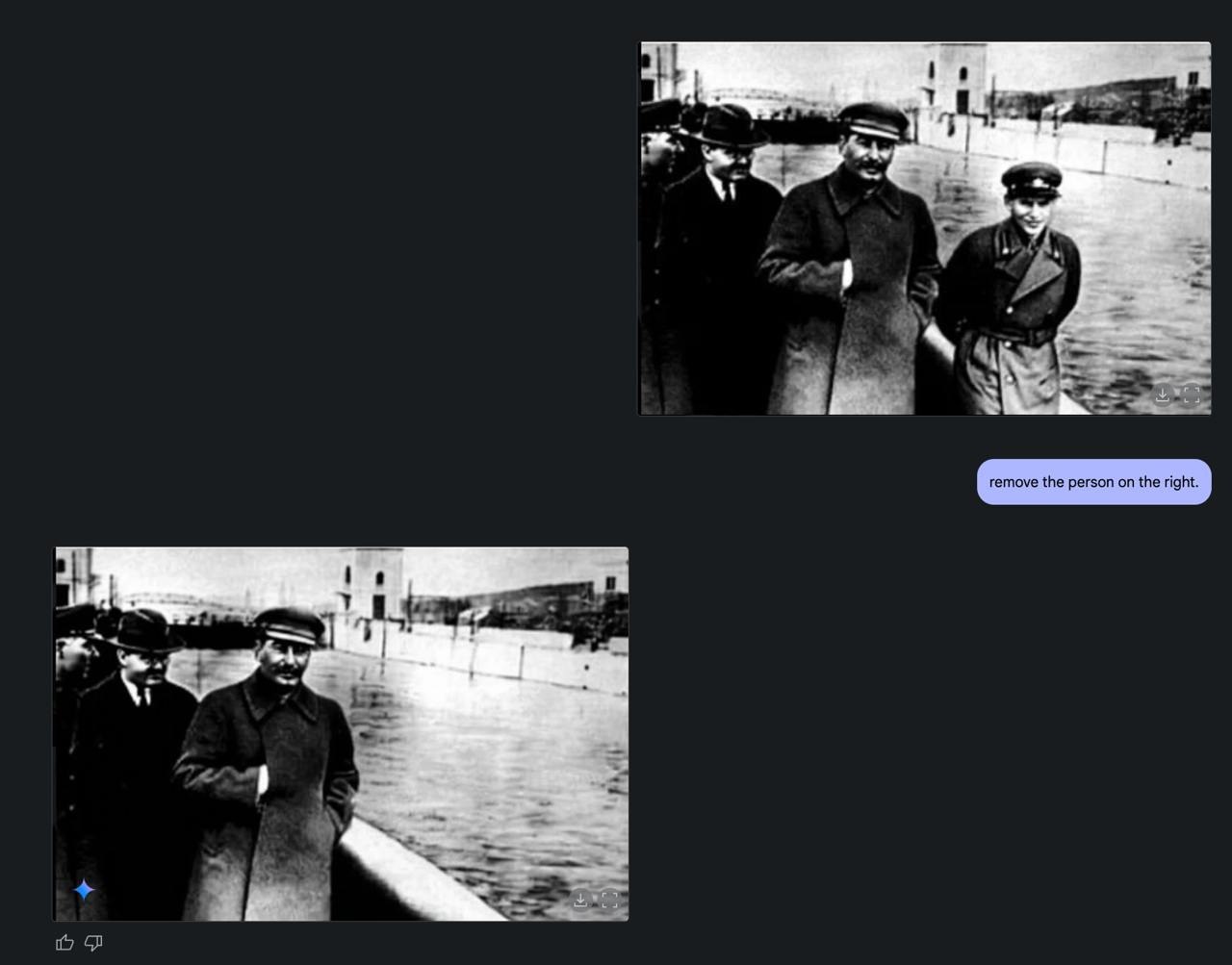 #нейросетидлядизайна
Google представил ИИ-фотошоп, который редактирует фотографии с помощью ТЕКСТА! Просто напишите в чате, что нужно сделать с вашей картинкой, и нейросеть всё исполнит 📸✨ | Сетка — социальная сеть от hh.ru