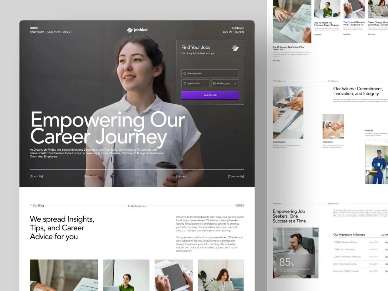 😊 Веб-дизайн | Порция вдохновения
👀 Автор: Oxalix - UI/UX Design & Development Agency
😊 #вдохновение #сайты #дизайн #ресурсы #odiz #проекты | Сетка — социальная сеть от hh.ru