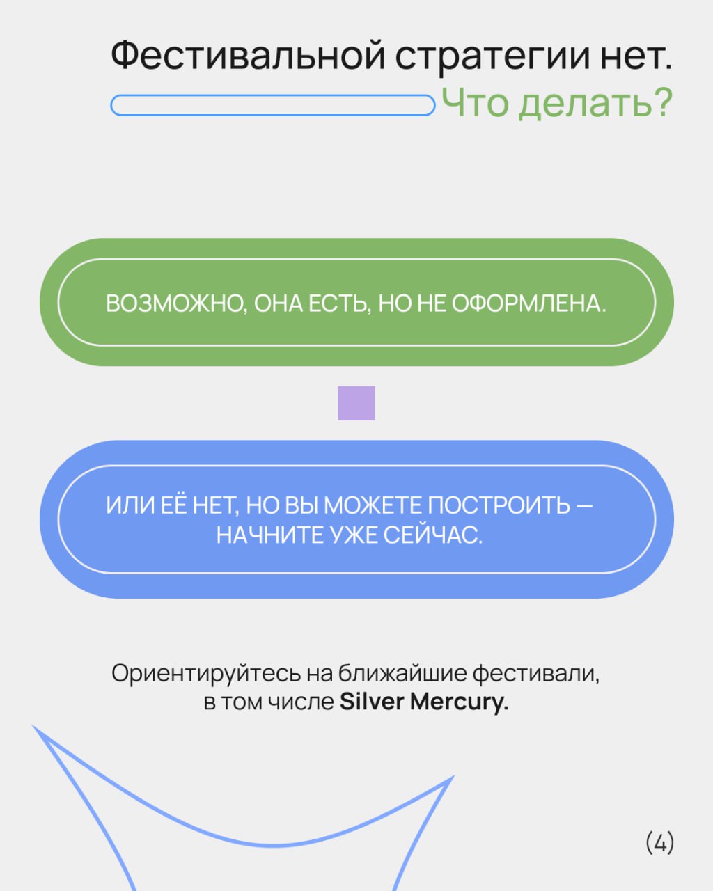 🪩 Как побеждать с фестивальной стратегией
Обсудили с Еленой Корниенко — фестивальным кейс-продюсером, основателем festkeys | Сетка — социальная сеть от hh.ru