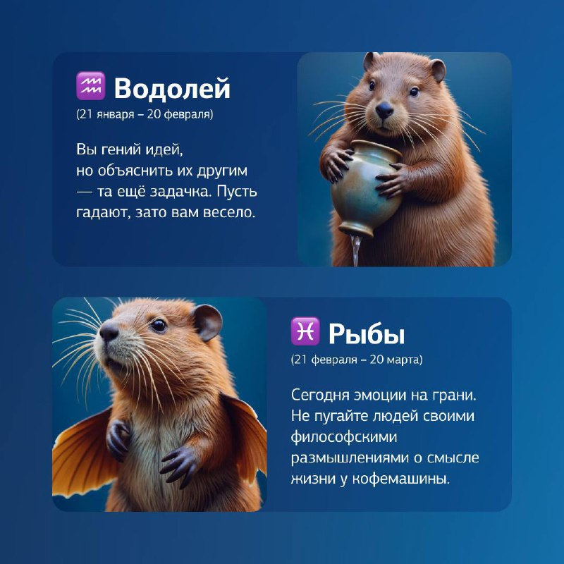 Сделали симпатичный гороскоп для ББР Банка 😍 | Сетка — социальная сеть от hh.ru