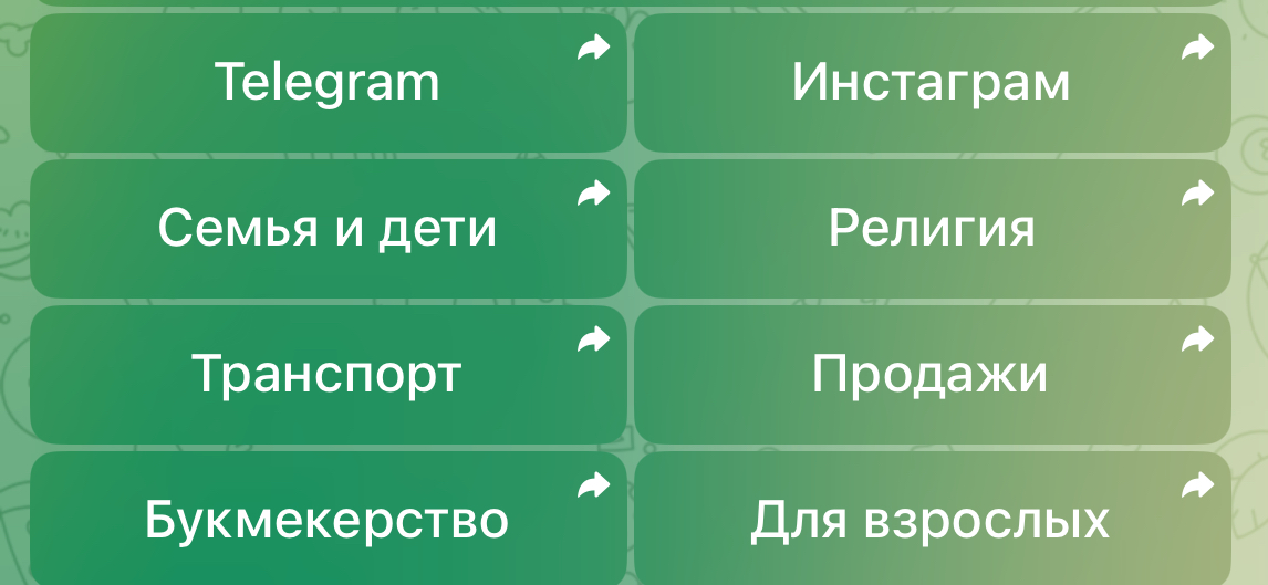 Бот для ПОИСКа каналов по рубрикам, словам, названию | Сетка — социальная сеть от hh.ru