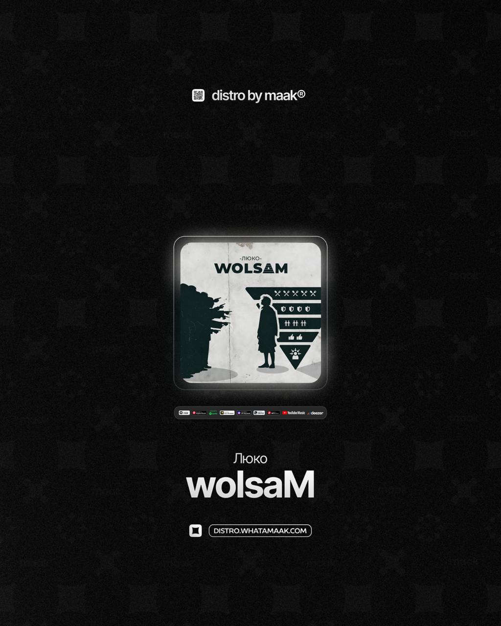 🗯 Новый релиз ╳ Люко — «wolsaM»
Андеграундный артист Люко представляет свою новую работу — «wolsaM» | Сетка — социальная сеть от hh.ru