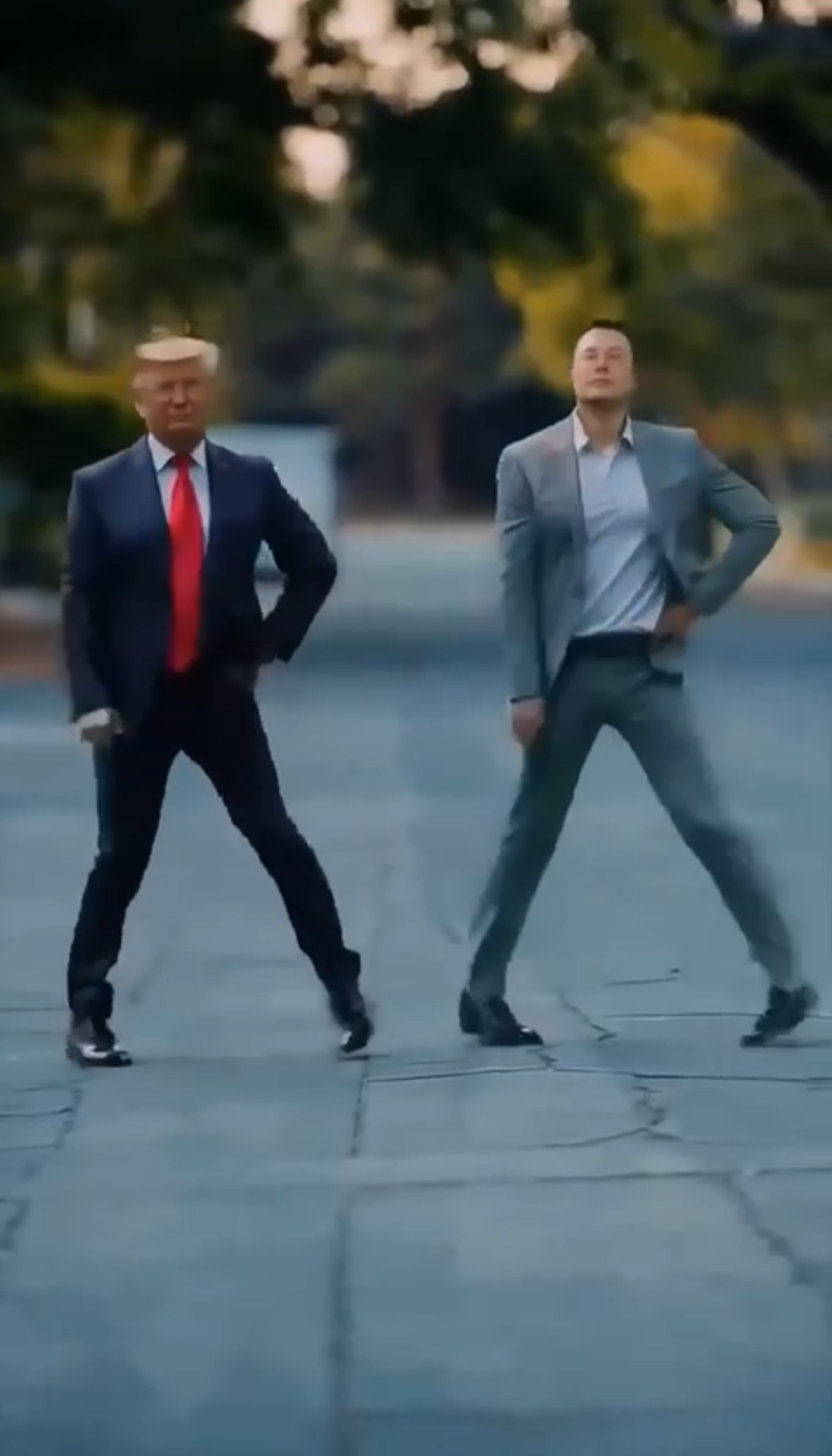 Mr Musk and Mr Trump dancing 🕺 🕺😁👍 | Сетка — социальная сеть от hh.ru