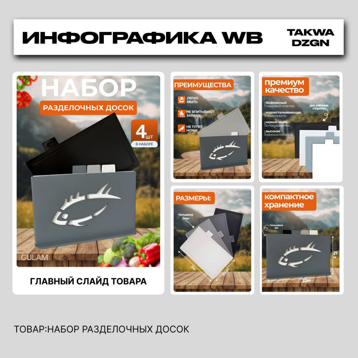 Дизайн карточки товара для ВБ | Сетка — социальная сеть от hh.ru