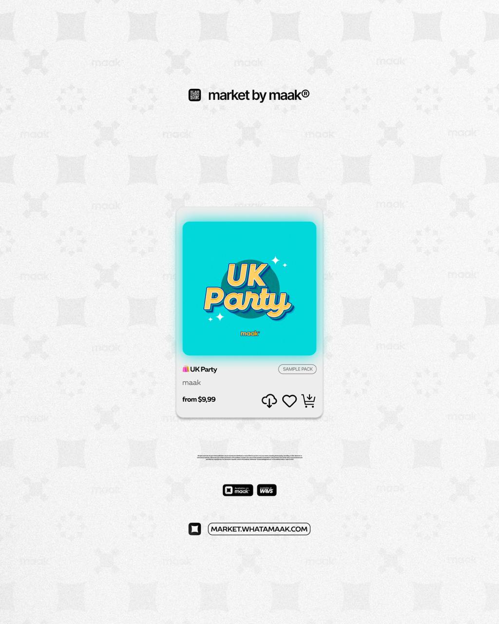 🛍 Новый цифровой товар ╳ «UK Party» Sample Pack
Окунитесь в мир драйва с «UK Party» by maak® – энергичным сэмпл-паком для продюсеров, создающих музыку в стилях UK Garage, House, Techno, Dance, EDM и E... | Сетка — социальная сеть от hh.ru