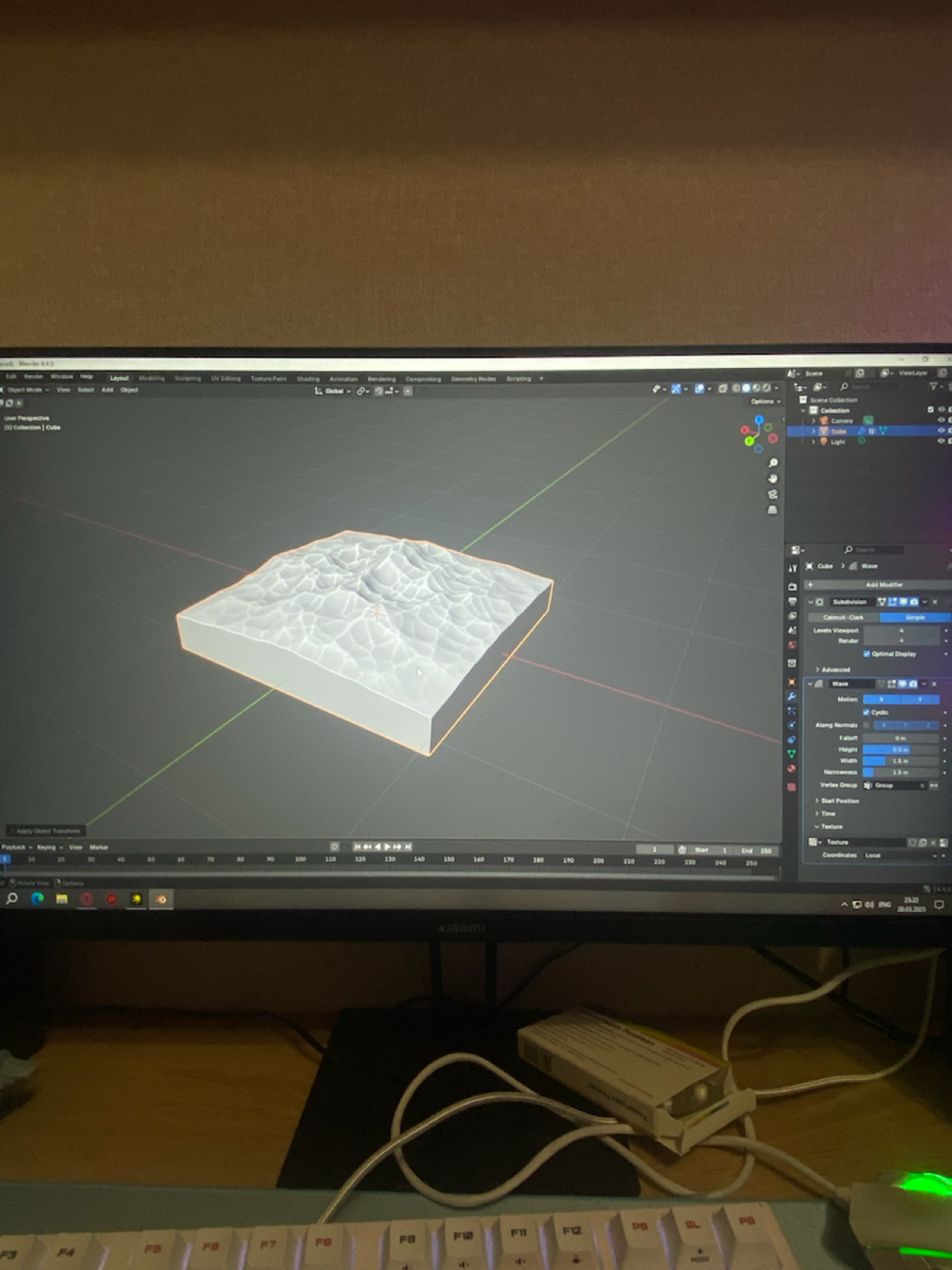 Начал учится в blender | Сетка — социальная сеть от hh.ru