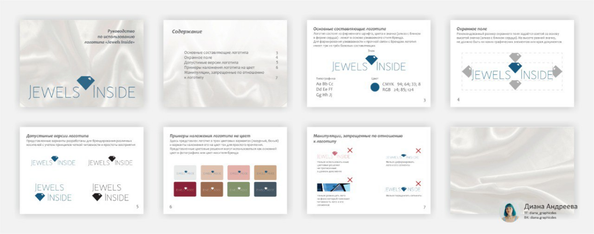 Ребрендинг логотипа для Jewels Inside | Сетка — социальная сеть от hh.ru