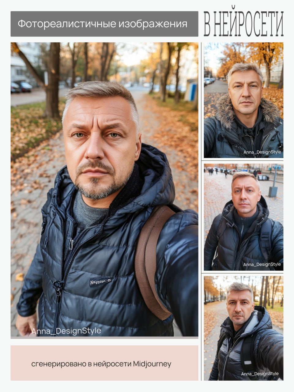 «РЕАЛИСТИЧНЫЕ ФОТОГРАФИИ В НЕЙРОСЕТЯХ»
🔥 Продолжаю рубрику по созданию реалистичных фото)) Делюсь промтом для создания таких изображений
selfie photo of a 50-year-old man with blond hair, thin in an a... | Сетка — социальная сеть от hh.ru