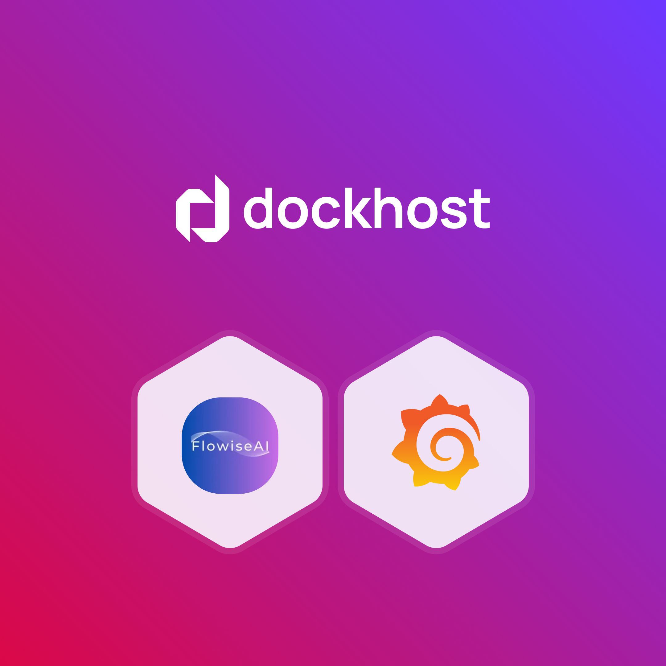 Пополнение в Dockhost.
В каталоге готовых приложений уже доступны к установке 2 новые сборки: Grafana и Flowise | Сетка — социальная сеть от hh.ru