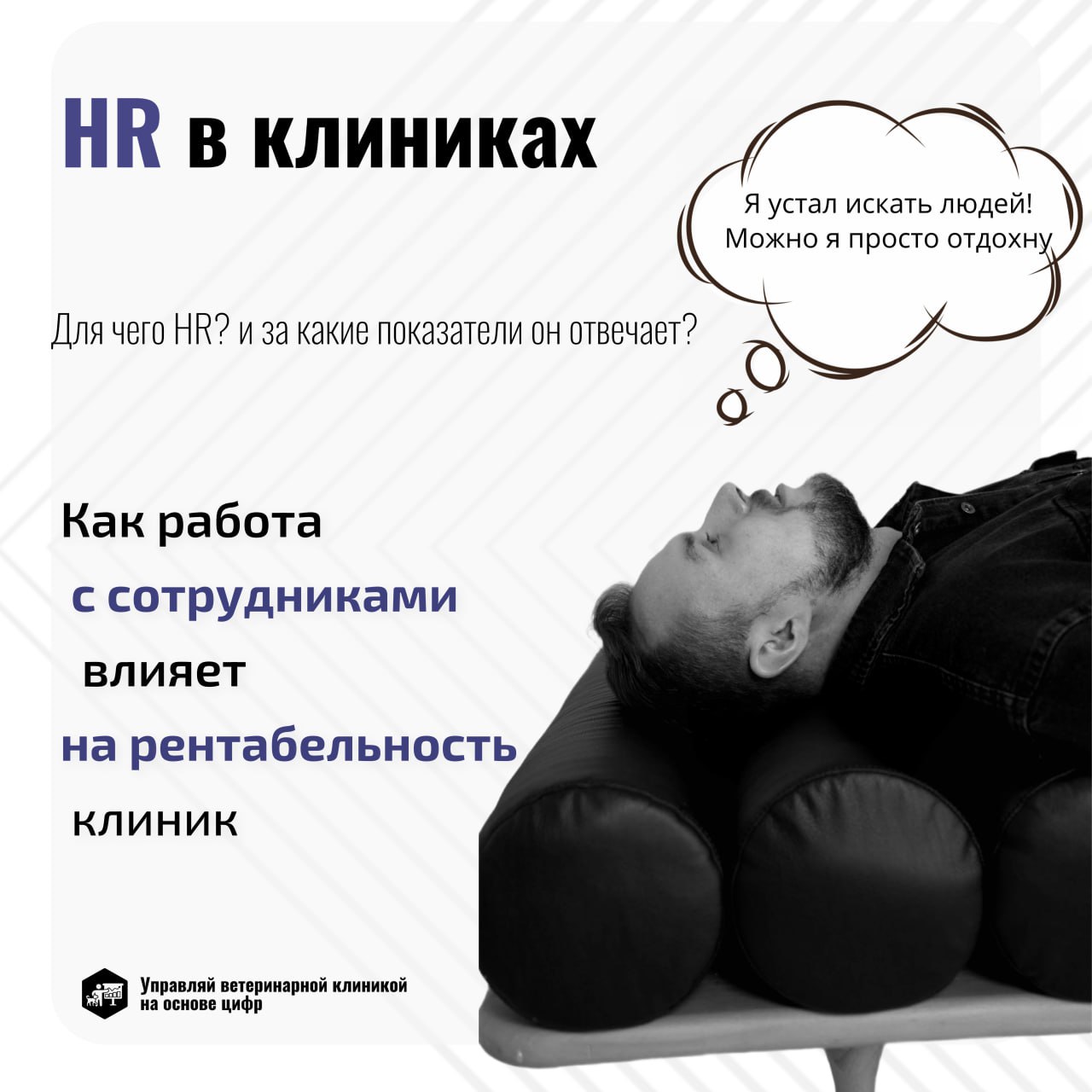 Успех ветеринарной клиники зависит от вашего персонала!🥇Как команда влияет на прибыль бизнеса и за что отвечает HR?
Ведь именно люди, их идеи и каждодневный труд, являются основой роста и стабильности... | Сетка — социальная сеть от hh.ru