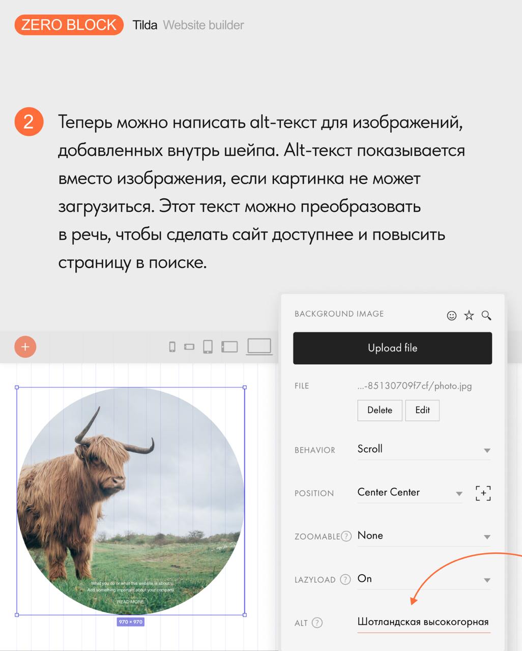 3 обновления в Zero Block
Теперь вы можете добавить alt-текст для изображений внутри шейпа, кастомизировать кнопку Play и точнее настраивать отображение сайта на больших экранах | Сетка — социальная сеть от hh.ru