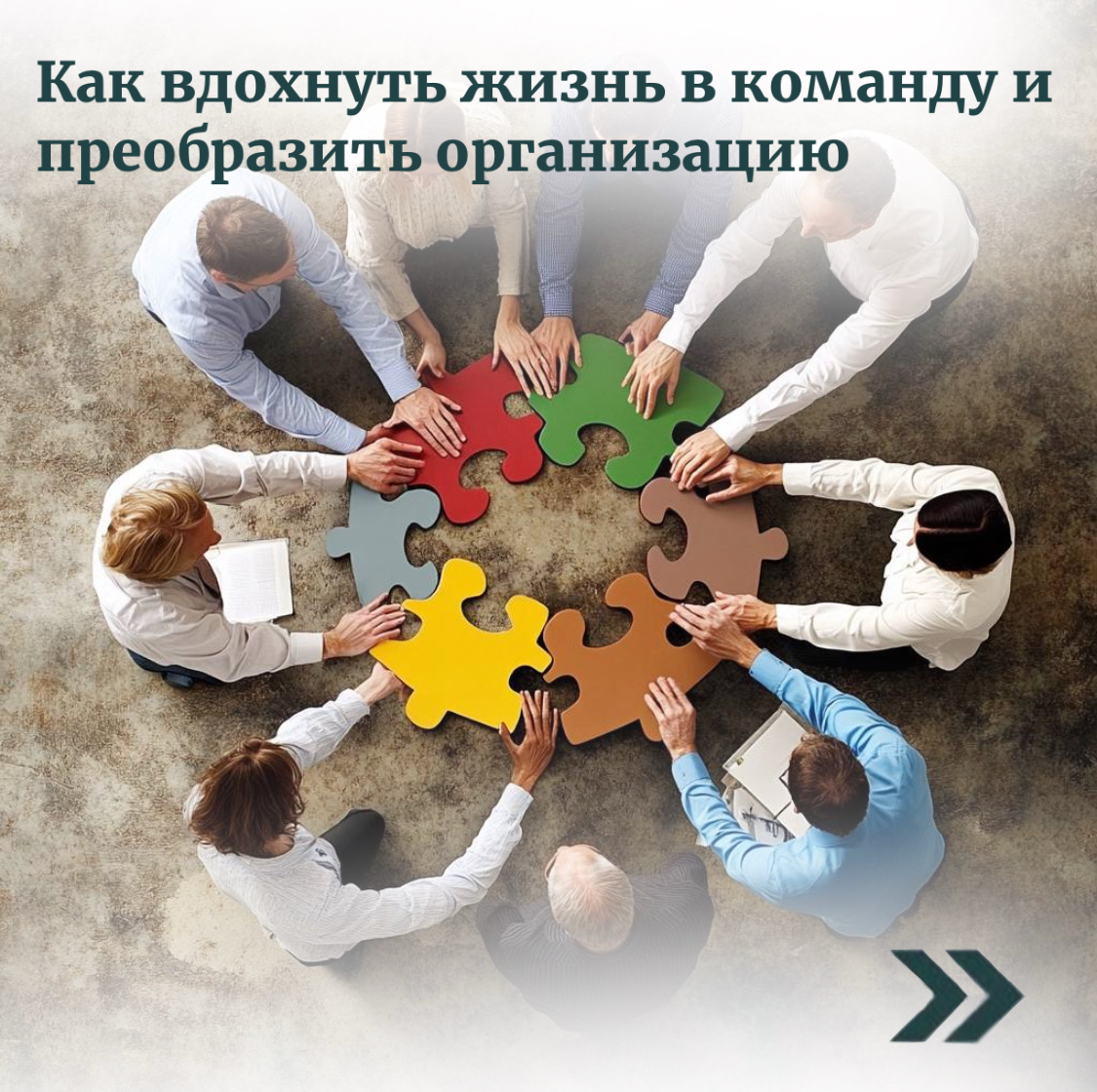 Как вдохнуть жизнь в команду и преобразить организацию | Сетка — социальная сеть от hh.ru