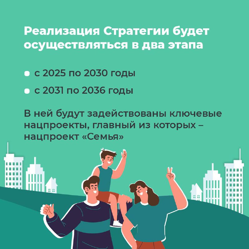 Ставрополье активно включается в реализацию демографической стратегии
Вице-премьер Татьяна Голикова представила новый документ, который станет основой демографического развития России до 2036 года | Сетка — социальная сеть от hh.ru