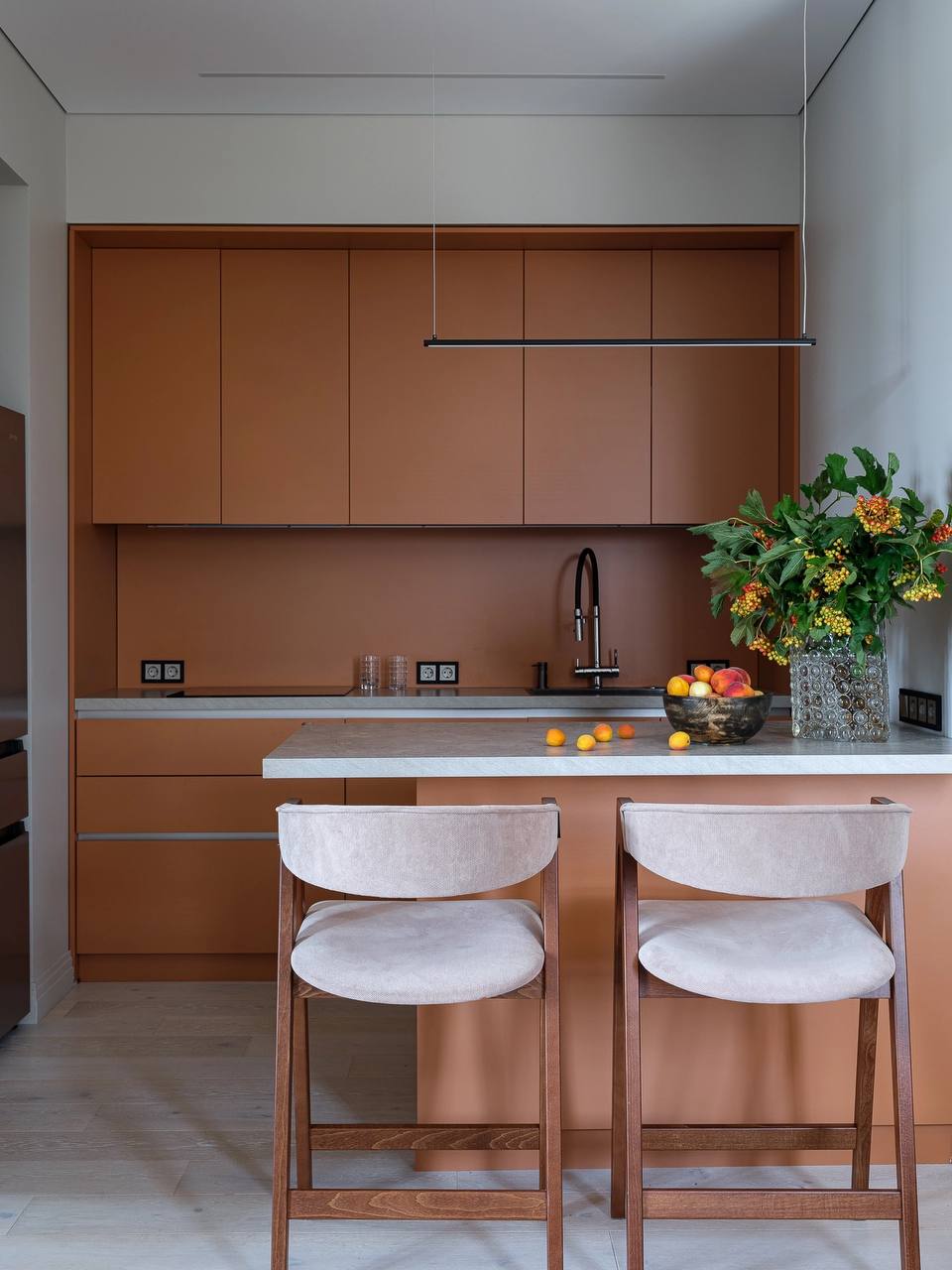 Функциональность, эстетика и немного ретро в интерьере небольшой квартиры по проекту дизайнера Марины Багуцкой —читайте и смотрите на сайте wajournal | Сетка — социальная сеть от hh.ru