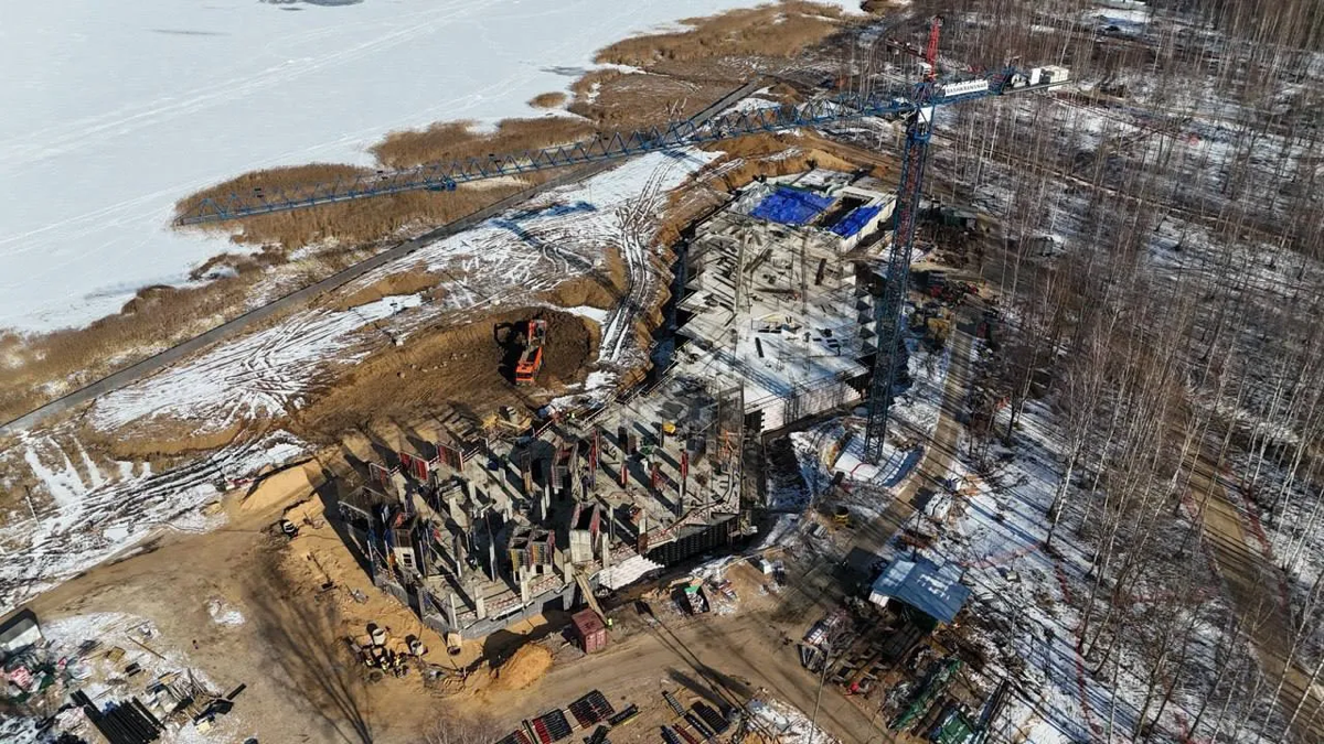 Готовы первые проф. фото со стройплощадки курорта La Volga! | Сетка — социальная сеть от hh.ru