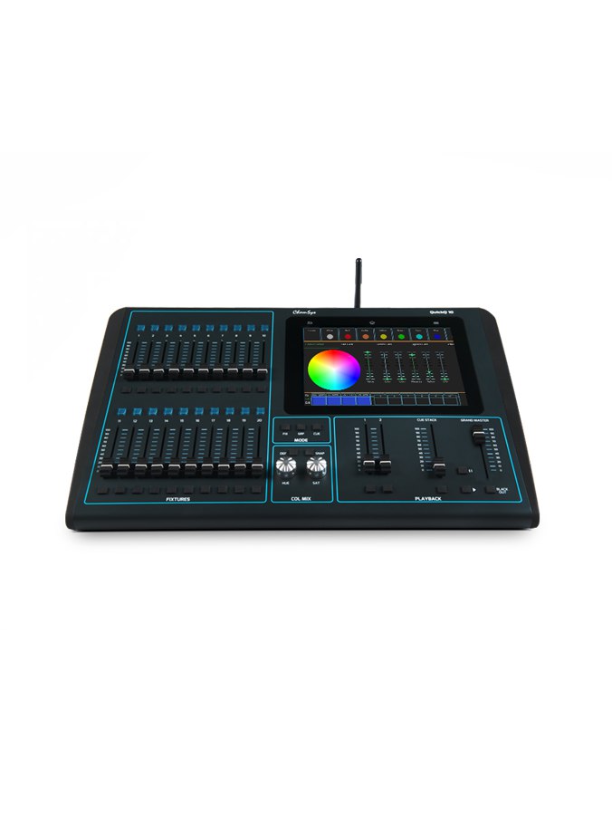 Пульт управления светом QuickQ 10 Бренд: Chamsys
Артикул: CS100710
Наличие: 1 шт
Световая консоль QuickQ 10. Сенсорный дисплей 9,7 дюймов. Поддерживает один поток (Universe) на 512 каналов | Сетка — социальная сеть от hh.ru