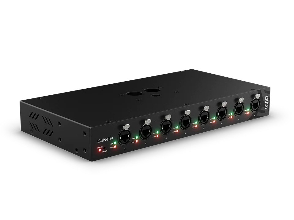 GeNetix GS8 8 Port PoE Unmanged Network Switch
Бренд: Chamsys
Артикул: CS300066
Наличие: 1 шт
GeNetix Switch 8 это 8 портовый гигабитный свитч с PoE, с его помощью вы можете посылать до 200W по PoE, П... | Сетка — социальная сеть от hh.ru