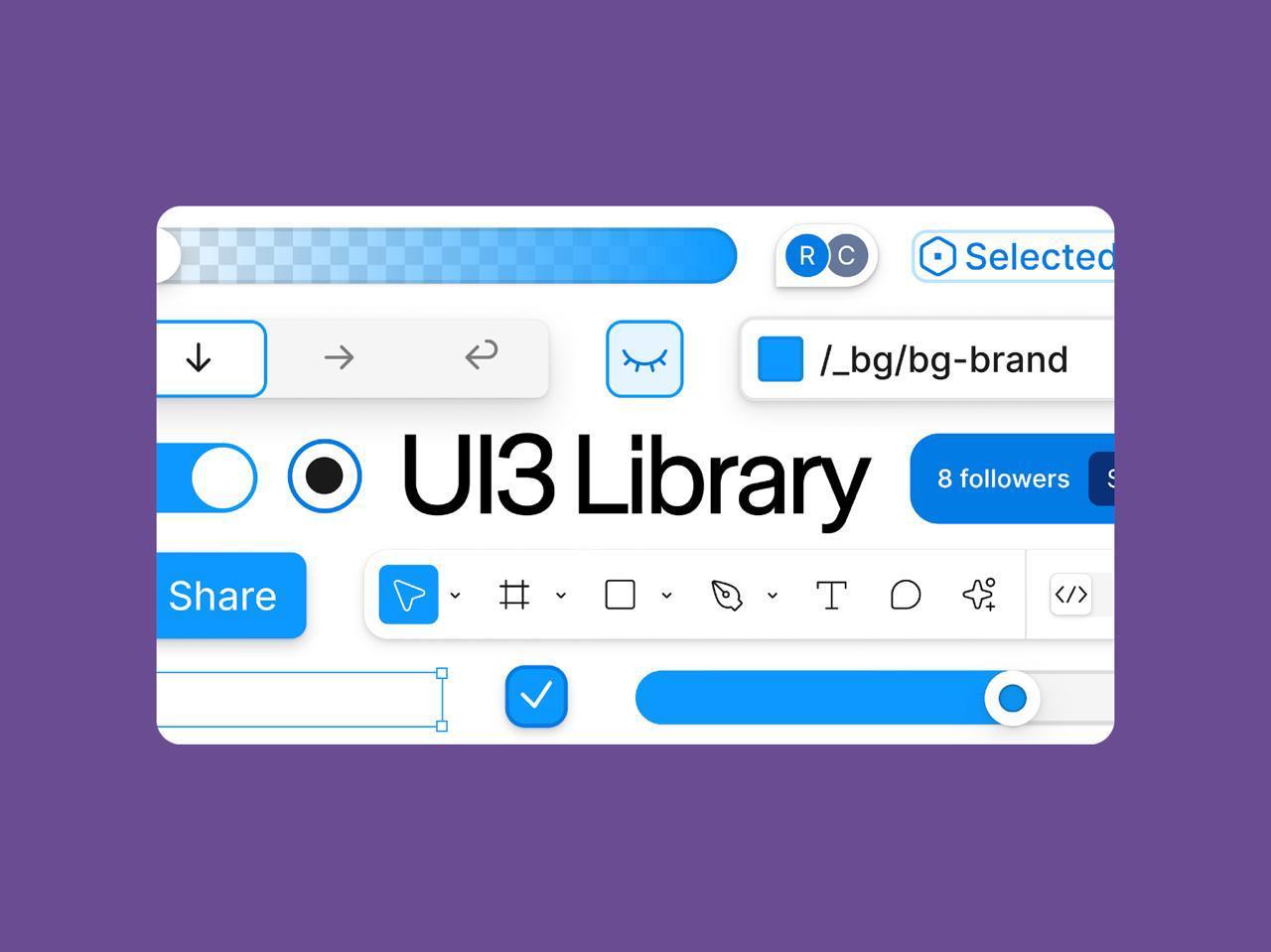 🟢 Обновление Figma  
Вчера в файлах сообщества апдейтнули UI3 — это компоненты, на которых будет собираться фигма в будущем. Я мельком оценил реакцию и появилось пару мыслей | Сетка — социальная сеть от hh.ru
