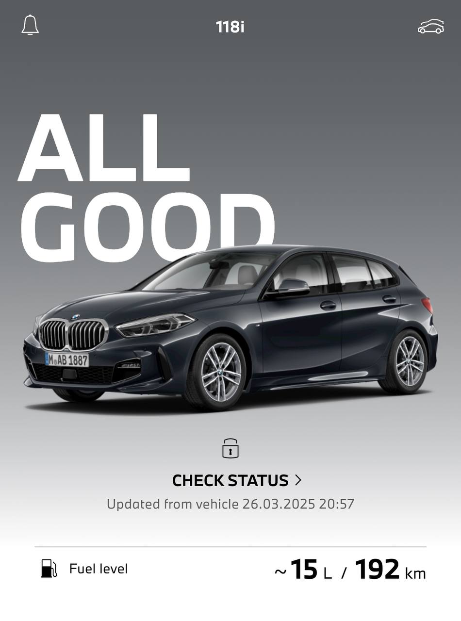 BMW в моём смартфоне 
На днях возил свою BMW на очередное ТО к дилеру | Сетка — социальная сеть от hh.ru