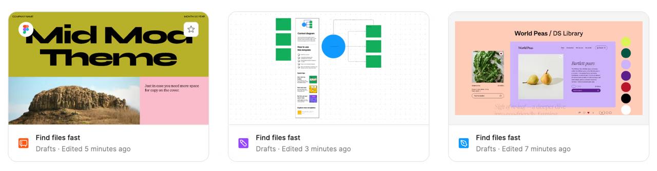 3️⃣ Figma представила обновление файлового браузера, направленное на улучшение взаимодействия между продуктами платформы | Сетка — социальная сеть от hh.ru