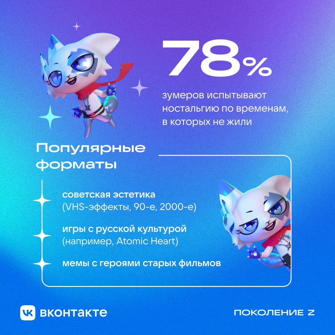Неожиданный (и немного забавный) инсайт из нового исследования ВКонтакте: зумеры, оказывается, ностальгируют по прошлому — VHS-эстетике, советским фильмам и пиксельным играм | Сетка — социальная сеть от hh.ru