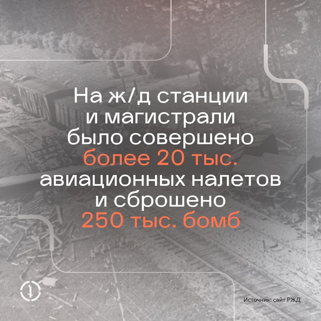 🔖 Железная дорога во время ВОВ: цифры и факты
Железнодорожный транспорт сыграл большую роль в победе Советского Союза над фашистской Германией | Сетка — социальная сеть от hh.ru