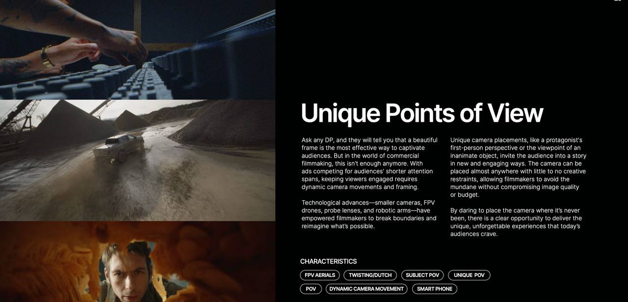 Тренды в видео
Наткнулась на тренд-репорт от Film Supply по видеоконтенту на 2025 год. Прямо скажу, ничего радикально нового, зато красиво сверстано | Сетка — социальная сеть от hh.ru