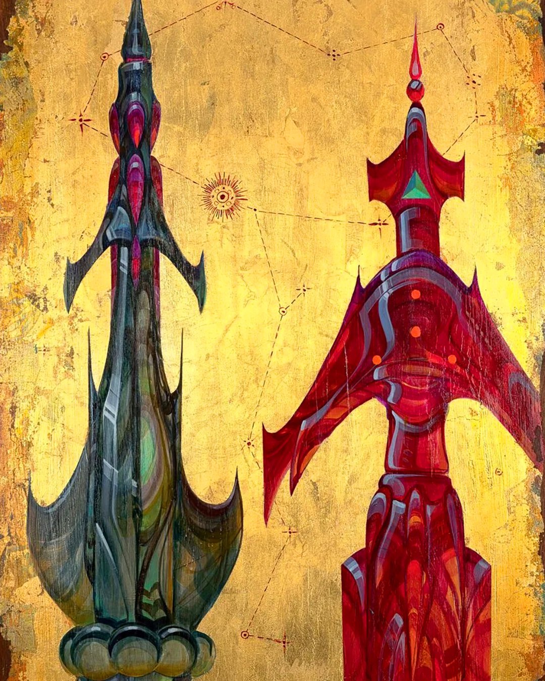 Художник Антон Фролов и его одухотворенные люди будущего, написанные аки иконы и образа. О фантастических сюжетах в почти иконописной технике читайте в специальном материале на сайте wajournal | Сетка — социальная сеть от hh.ru