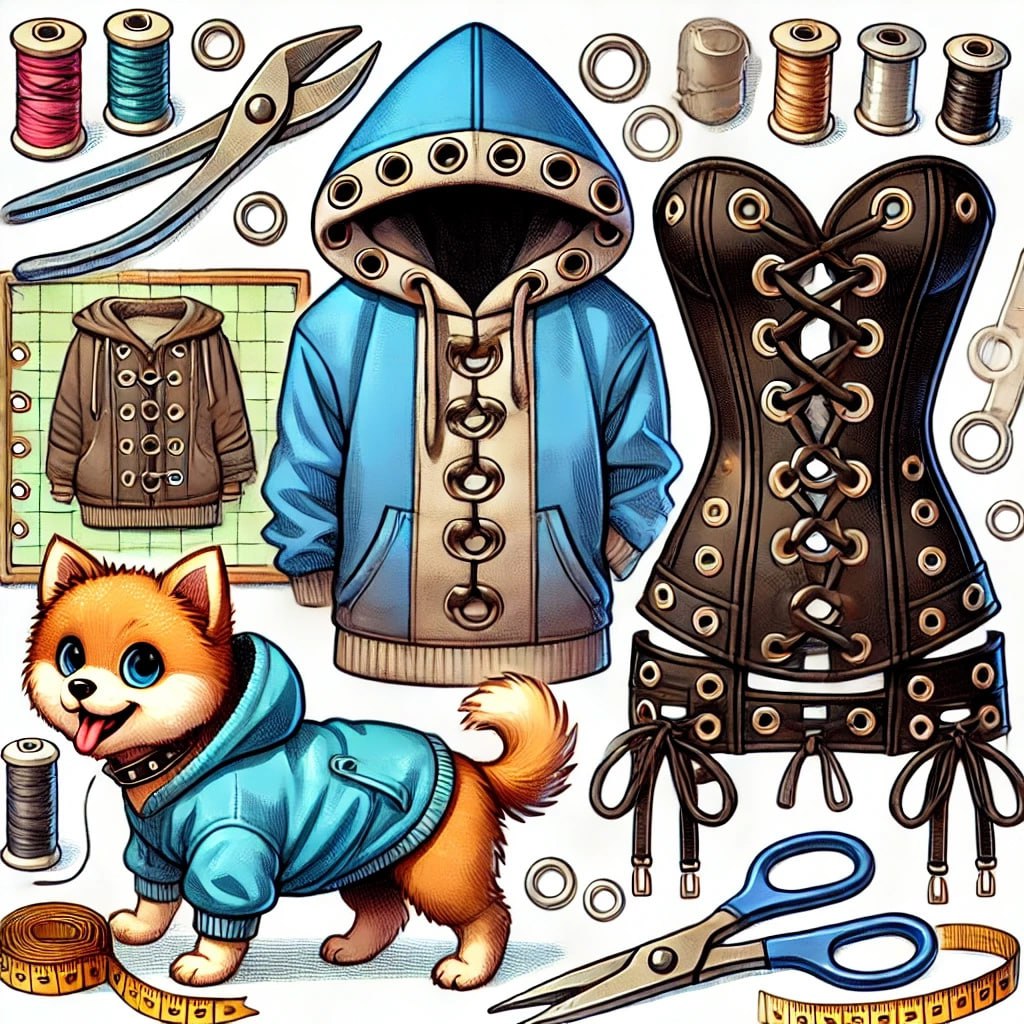 🔩 Люверсы: маленькие, но важные! 🧵
Люверсы – это такие крошечные металлические колечки 🏵, которые спасают наши вещи от разрыва в местах продевания шнурков, резинок и лент | Сетка — социальная сеть от hh.ru
